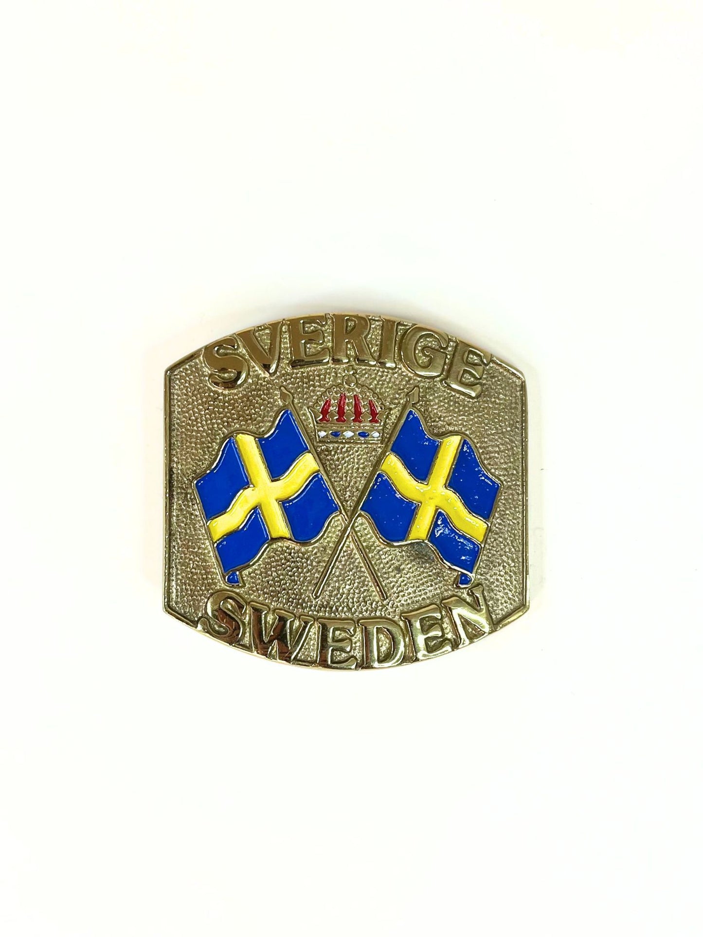 Bältspänne "SVERIGE/SWEDEN" Flaggor