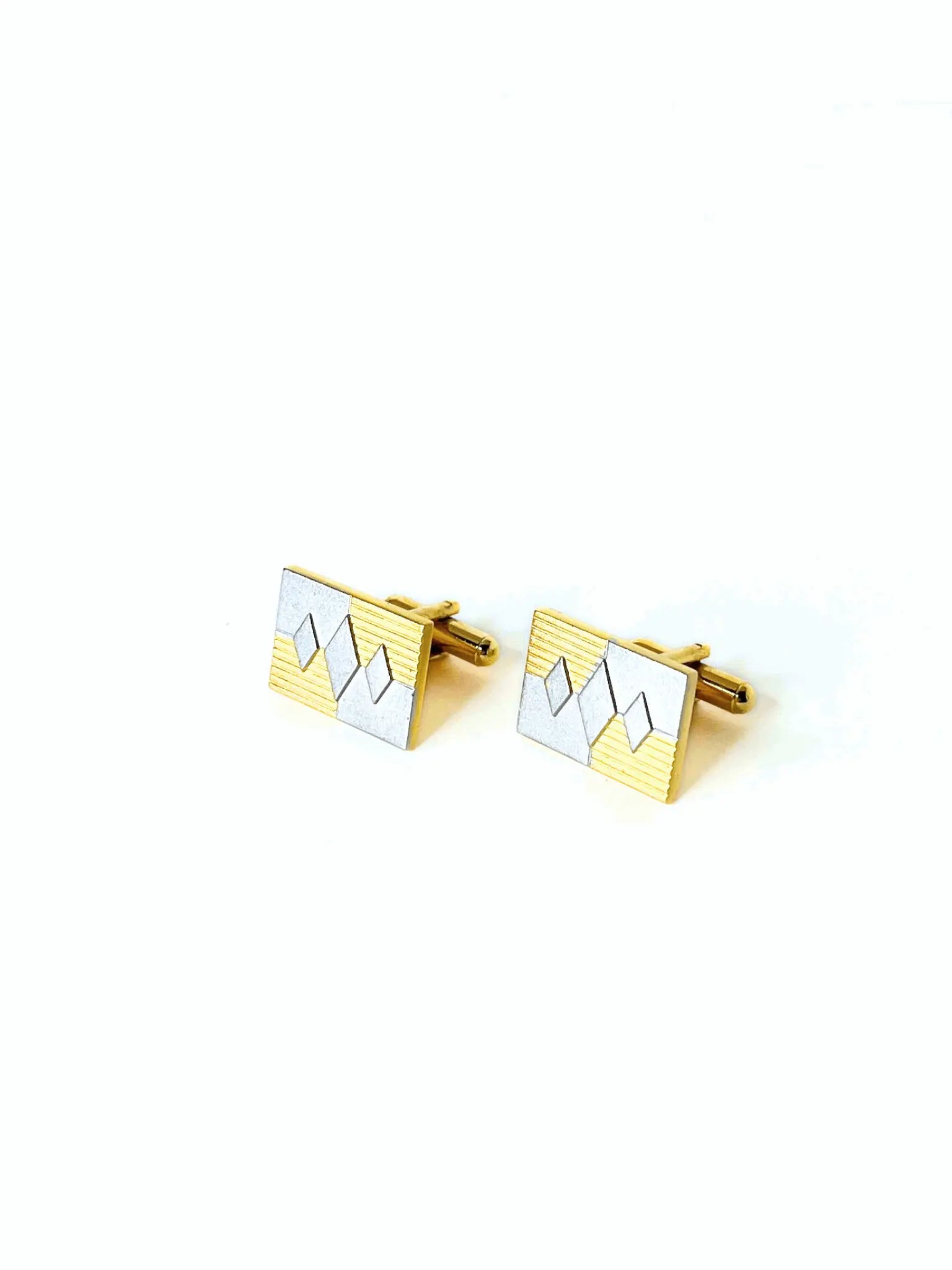 { Manchettknappar Guld & Silverfärgade { shop_name }} Default Title Pryloasen