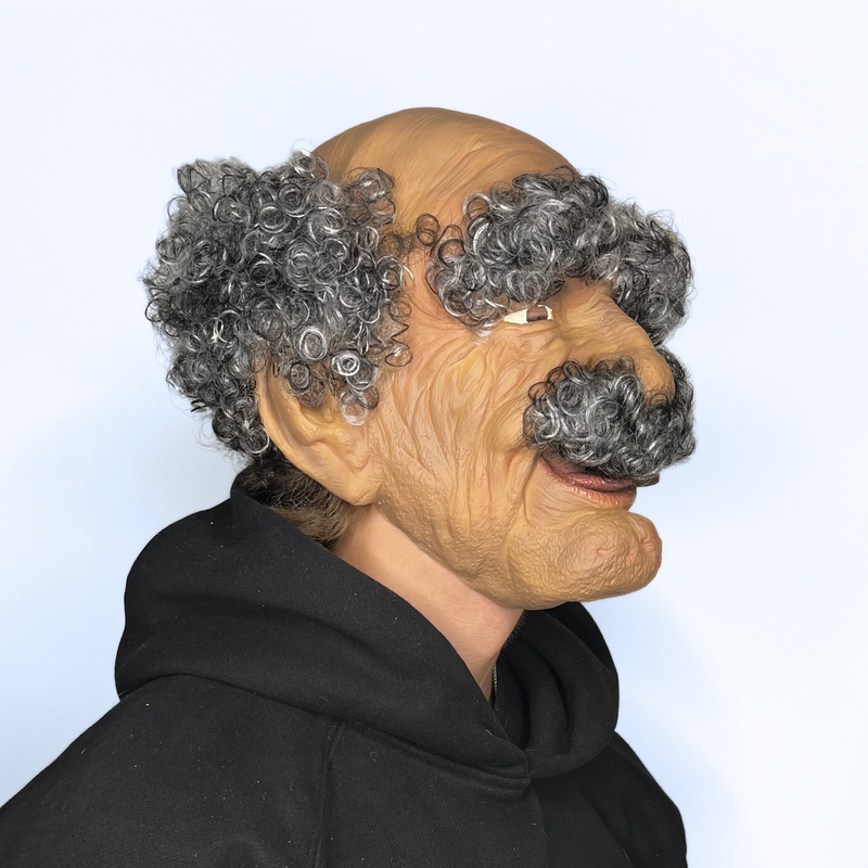 Latexmask Gamle Cigarrgubben