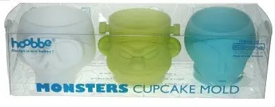 { hoobbe Monster Cupcake silikon formar 3-pack { shop_name }} Default Title hoobbe