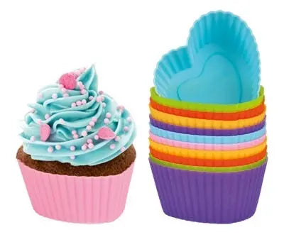 { Muffinsformar 12-pack, glada färgar { shop_name }} Default Title Pryloasen