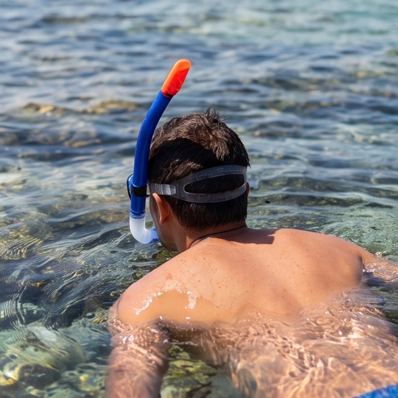 Aqua Lung Proflex Snorkelset med simfötter Blå/svart 45-46