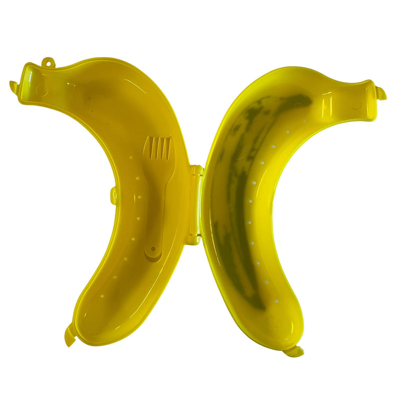 Banan box pop-art - med gaffel