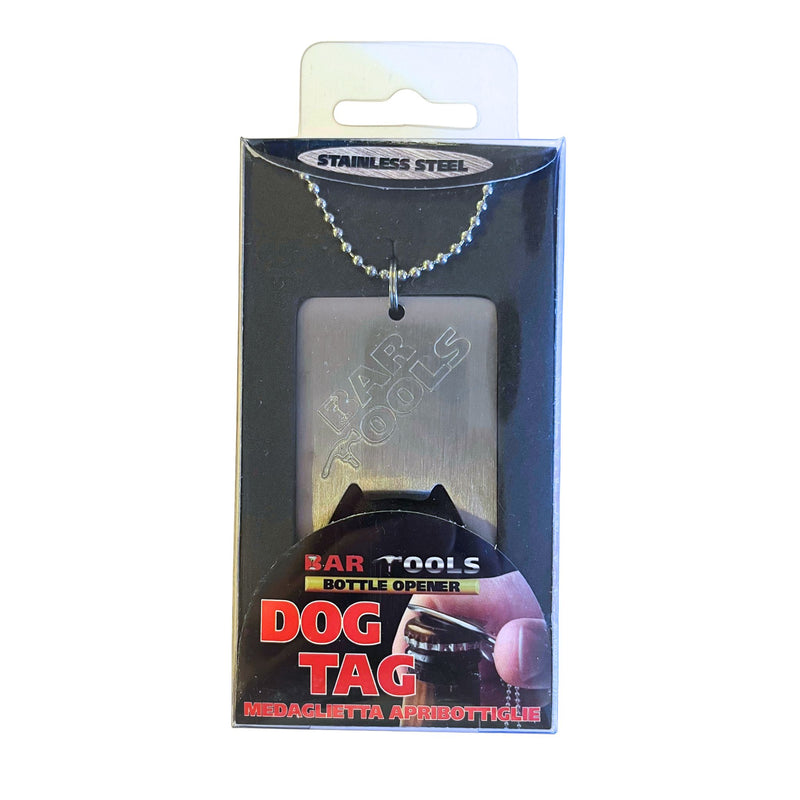 Flasköppnare Halsband - bricka/dog tag