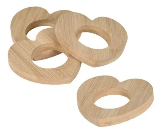 { Hjärtformade Servettringar 4-pack { shop_name }} Default Title Pryloasen