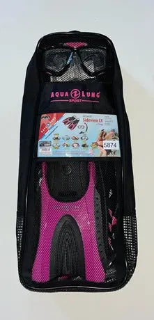{ Aqua Lung Sideview LX Snorkelset med simfötter { shop_name }} 35-40 Aqua Lung