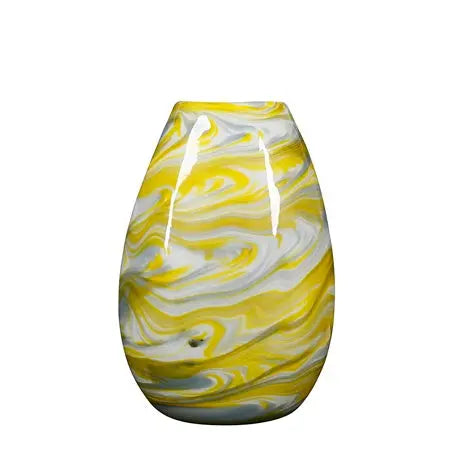 { Allesia Glasvas /Gul, 2 storlekar { shop_name }} 22.5cm x 32cm KRIFON