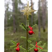 Julstjärna (Toppstjärna) Guldfärgad WWF