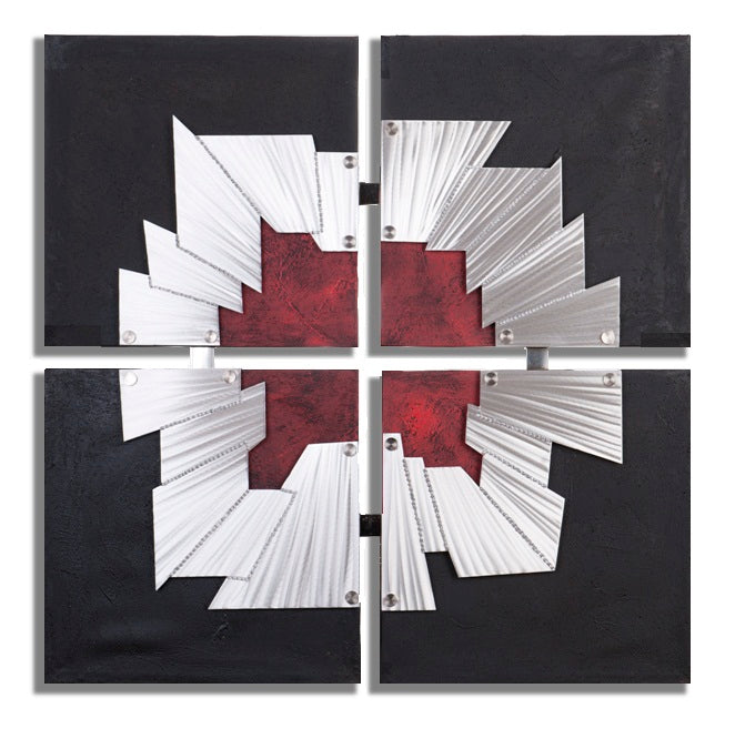 Metall/Canvastavla Eld