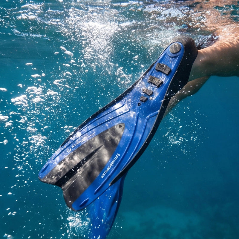 Aqua Lung Proflex Snorkelset med simfötter Blå/svart 45-46