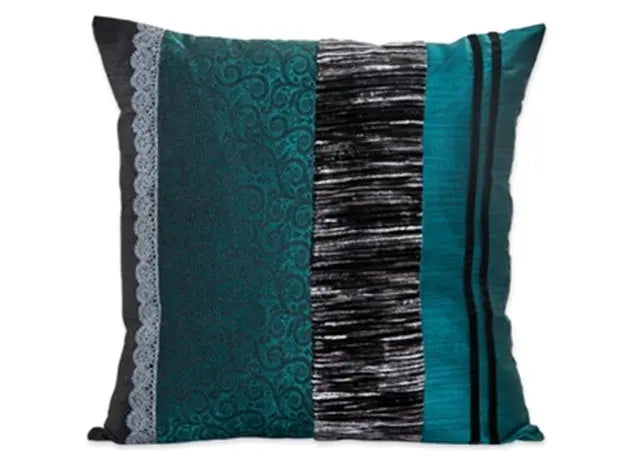 { Kuddfodral fler motiv, 2 olika färger { shop_name }} Turkos Black Design