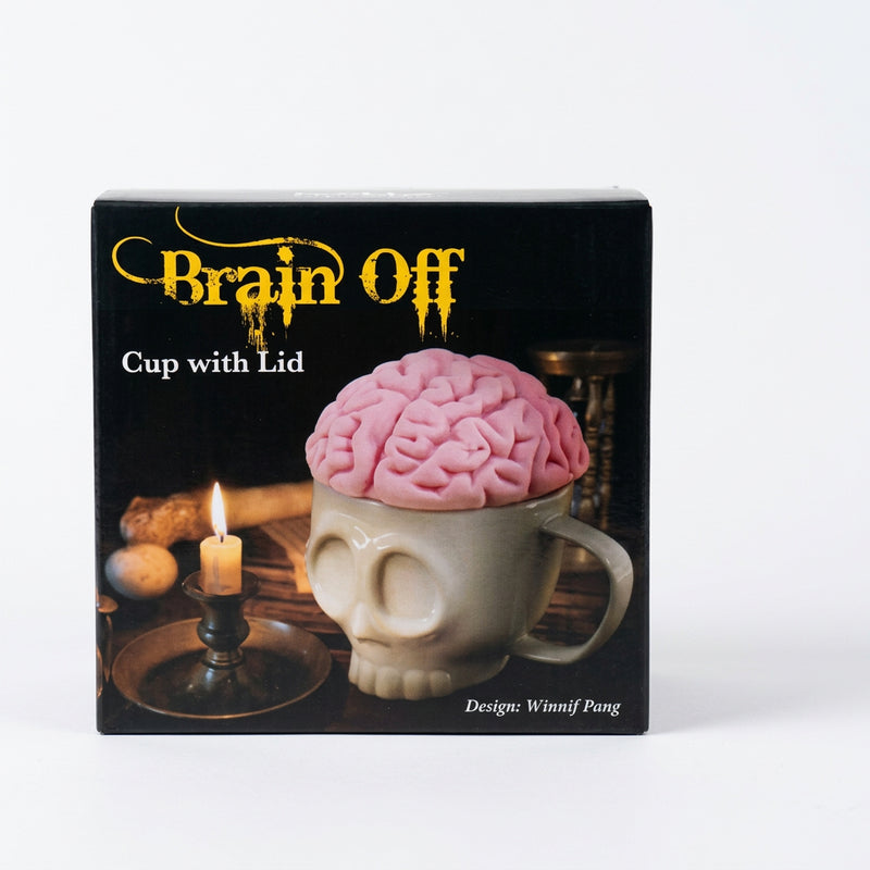 Brain Off Dödskallemugg