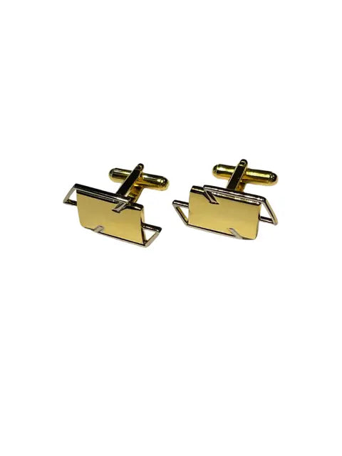{ Manschettknappar guld och silver färgade { shop_name }} Default Title Pryloasen