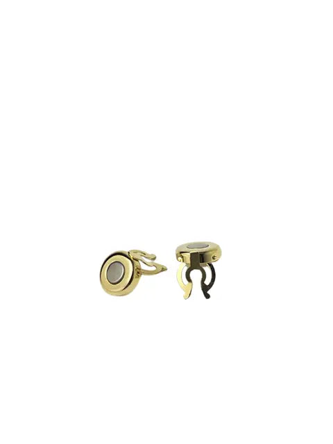 { Manschettknappar silver och guld färgade { shop_name }} Default Title Pryloasen