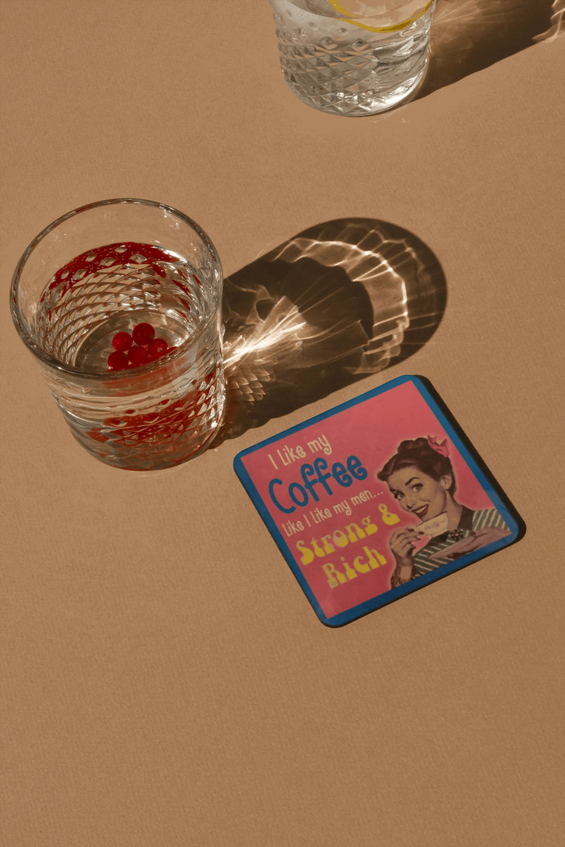{ Glasunderlägg I like my coffe like i like my coffe… Strong & Rich 4-pack { shop_name }} Default Title Pryloasen