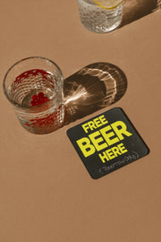 { Glasunderlägg FREE BEER HERE (tomorrow only) 4-pack { shop_name }} Default Title Pryloasen