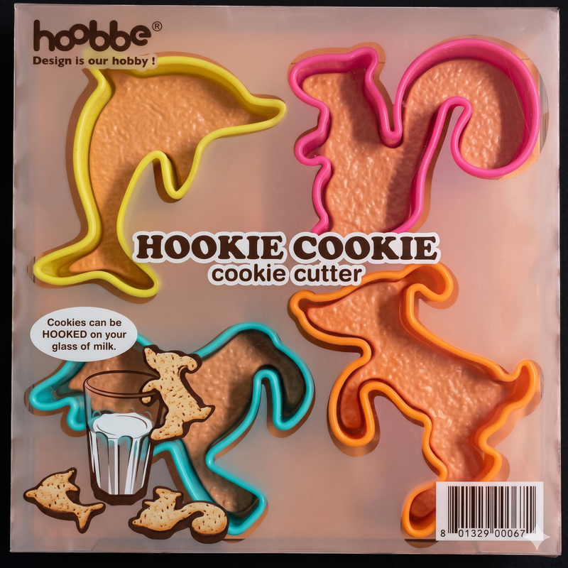 hoobbe Kakformar Plast 4-pack