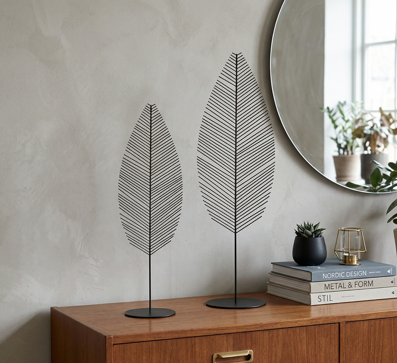 Dekor Löv - Metall