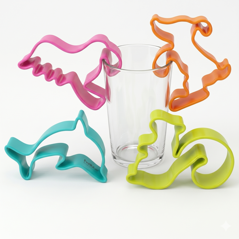 hoobbe Kakformar Plast 4-pack