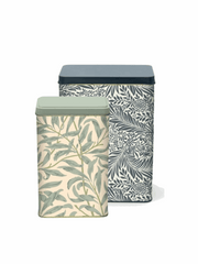 Förvaringsburk 2-pack, Blad & Blommor
