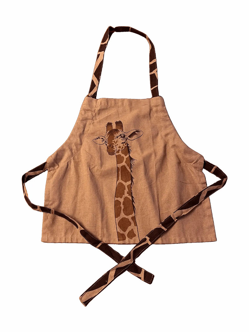{ WWF Barnförkläde med giraffmönster, justerbart snöre { shop_name }} Default Title WWF