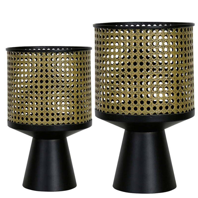 Metall lykta - 2 storlekar