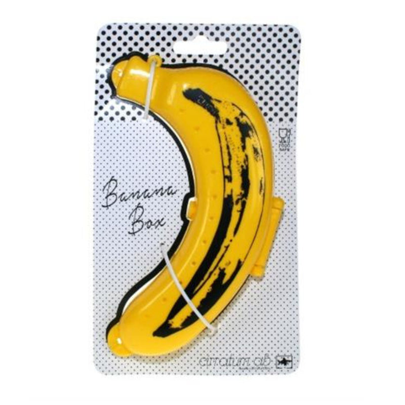 Banan box pop-art - med gaffel