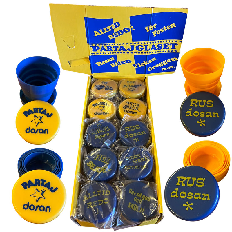 Rusdosan 12 olika citat - 30 st blandat (hel kartong)