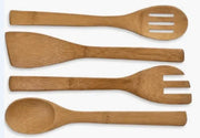 { Köksredskap i bambu 4 st { shop_name }} Default Title Pryloasen