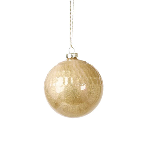 Julkulor med glitter - Pryloasen
