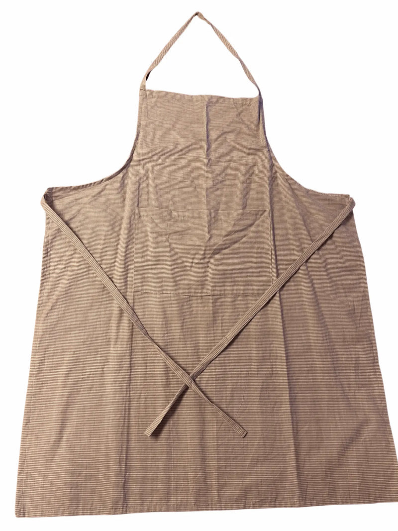 { Enfärgade Tygförkläde med ficka, 4 färger { shop_name }} Svart & Vit Pryloasen