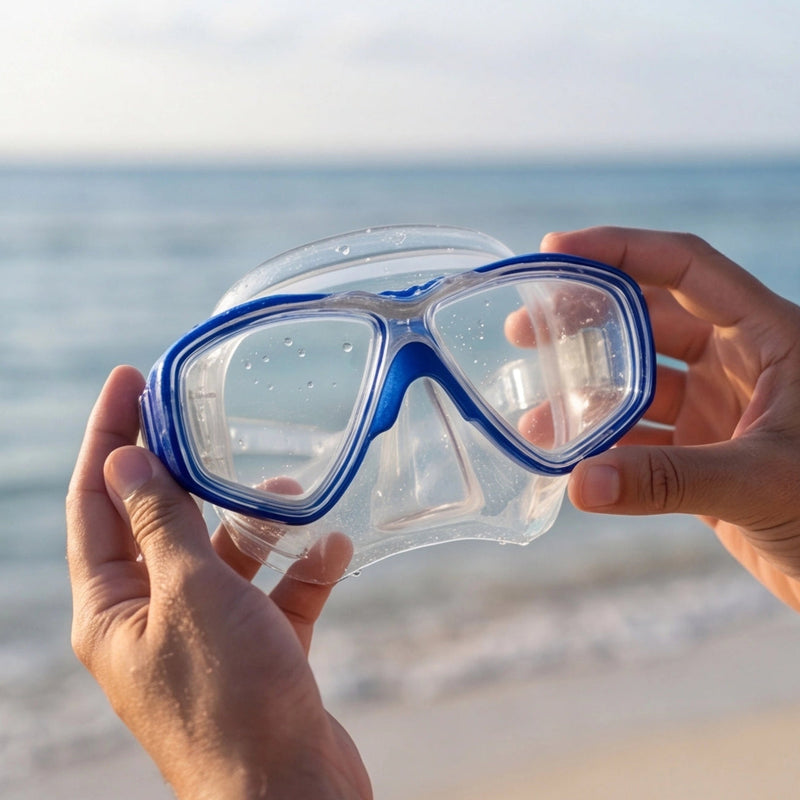 Aqua Lung Proflex Snorkelset med simfötter Blå/svart 45-46