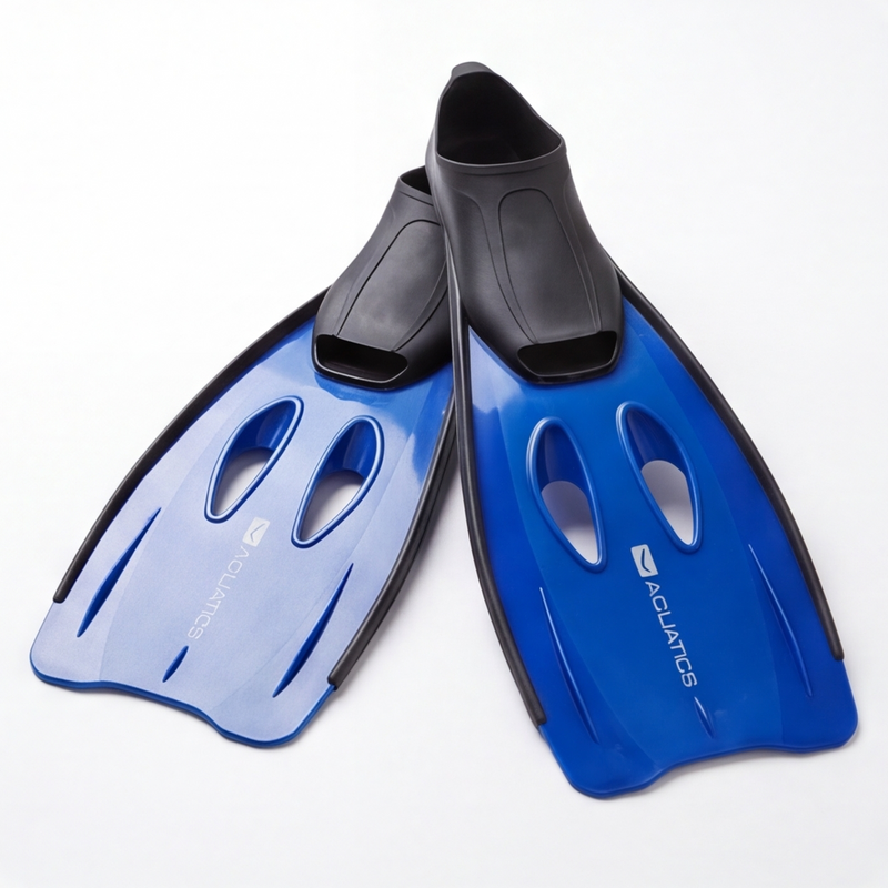 Snorkelset Aqua Lung Karibik med Simfötter - Blå, Storlek 36-37, 42-43 & 44-45