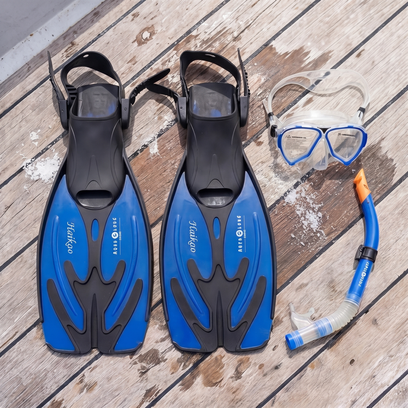 Snorkelset Aqua Lung Haikao med Simfötter - Storlek 40-44