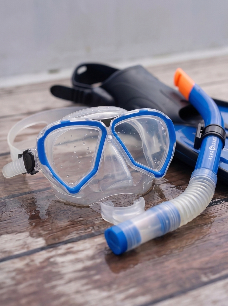 Snorkelset Aqua Lung Haikao med Simfötter - Storlek 40-44