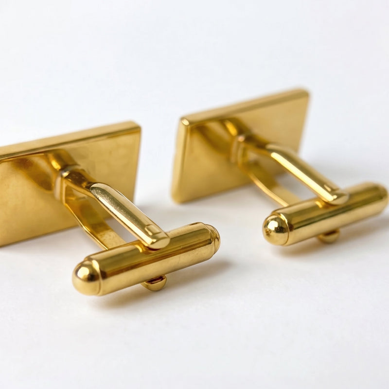 Manschettknappar Guld & Silver - Tvåfärgad Elegant Design