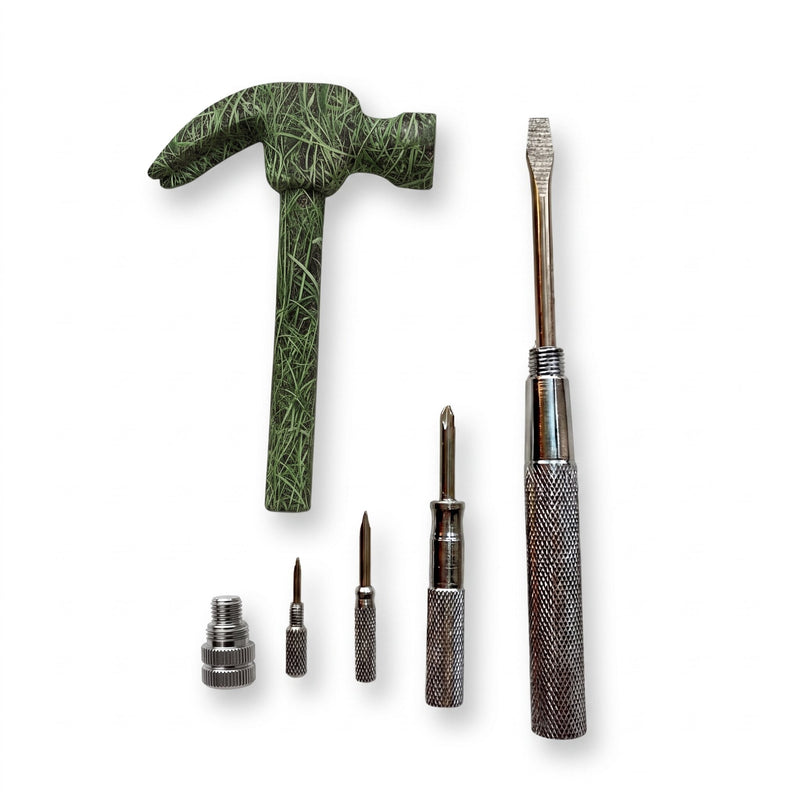 Hammare med skruvmejsel - 2 motiv