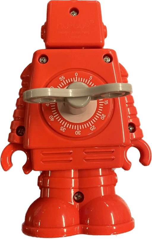 { hoobbe Wind-UP ROBOT TIMER, Röd { shop_name }} Default Title hoobbe